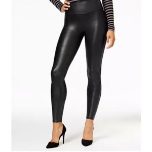 Spanx faux leather legging NWT size large